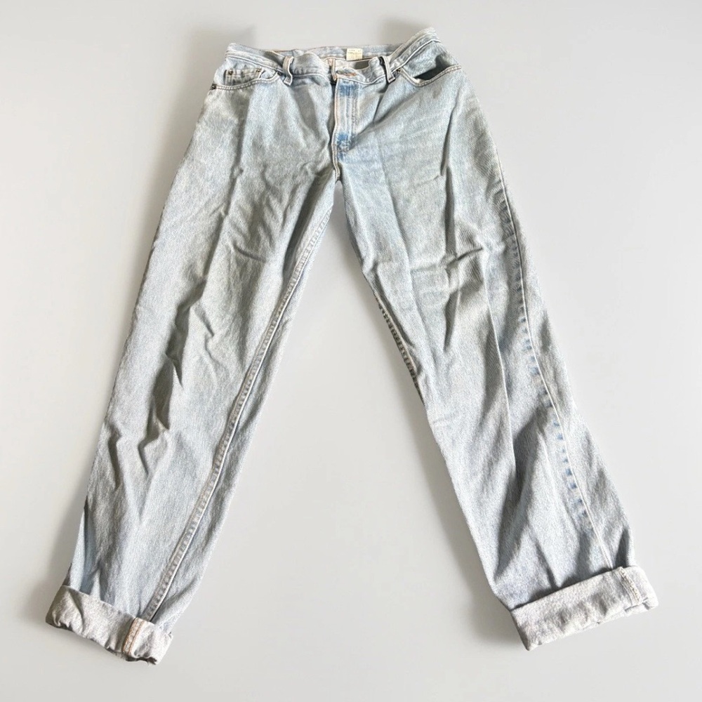 VTG Levis 550 Relaxed Fit Tapered Leg Mom Jeans Sz 14L Classic Blue Denim 90’s